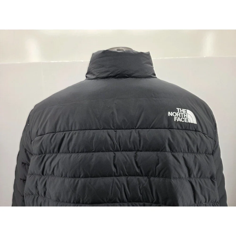 The North Face Puffer Jacket 550 Men's 2XL Black Down Long Sleeve Winter Hiking